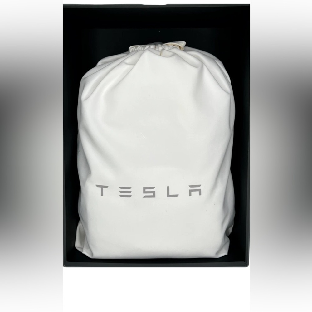 TESLA WHITE mega backpack NEW RARE in box - Picture 6 of 7